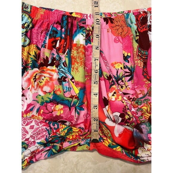 Natori Women’s PJ Set  Sz L Stunning Asian Floral Light  Loose Fit Pajama - Picture 11 of 15